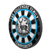 はっきりした鹿の壁アート ダーツボード (正面右)