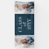 はっきりした2型写真卒業 横断幕 (縦)