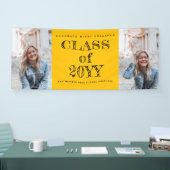 はっきりした2型写真卒業 横断幕 (トレードショー)