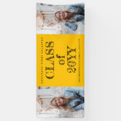 はっきりした2型写真卒業 横断幕 (縦)