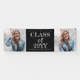 はっきりした2型写真卒業 横断幕