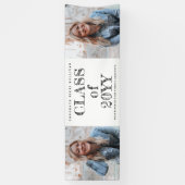 はっきりした2型写真卒業 横断幕 (縦)