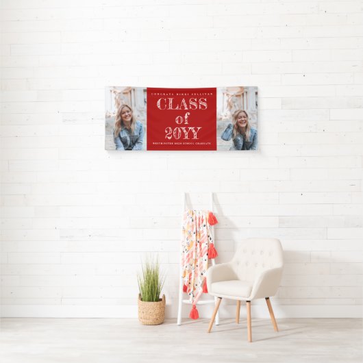 はっきりした2型写真卒業 横断幕 (インサイチュ)