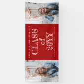 はっきりした2型写真卒業 横断幕 (縦)