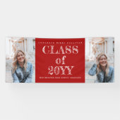 はっきりした2型写真卒業 横断幕 (横)