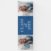 はっきりした2型写真卒業 横断幕 (縦)