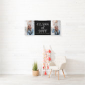 はっきりした2型写真卒業 横断幕 (インサイチュ)