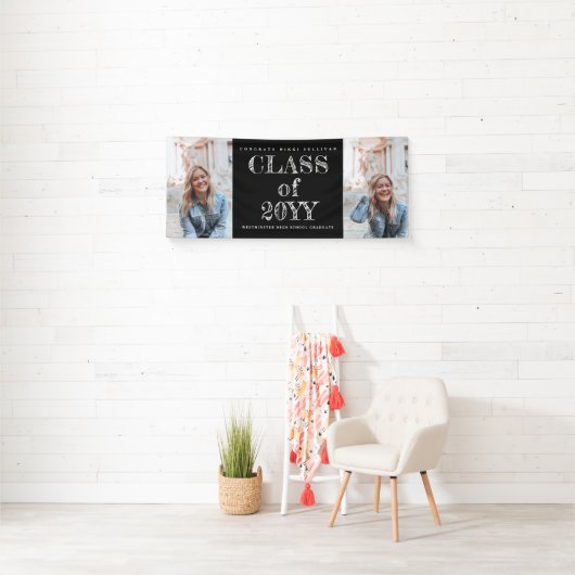 はっきりした2型写真卒業 横断幕 (インサイチュ)