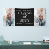 はっきりした2型写真卒業 横断幕 (トレードショー)