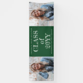 はっきりした2型写真卒業 横断幕 (縦)