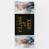 はっきりした2型写真卒業 横断幕 (縦)