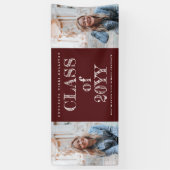 はっきりした2型写真卒業 横断幕 (縦)