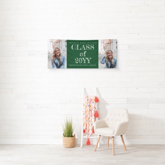 はっきりした2型写真卒業 横断幕 (インサイチュ)