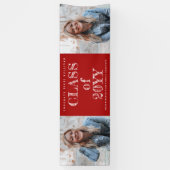 はっきりした2型写真卒業 横断幕 (縦)