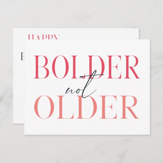 はっきりした5枚以おもしろい上の誕生日 ポストカード (正面/裏面)