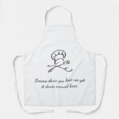 はっきりした&おもしろいシェフエプロン エプロン (正面)