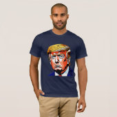 はっきりした&アイコニックDonald Trump Graphic Tシャツ (正面フル)