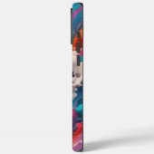 はっきりした&カラフル：この抽象デザインで昇格 Case-Mate iPhoneケース (裏面 / 左)