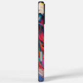 はっきりした&カラフル：この抽象デザインで昇格 Case-Mate iPhoneケース (裏面 / 右)