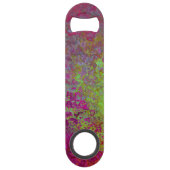 はっきりした,カラフル(ばちゃばちゃ)跳ねる絵を描抽象芸術グランジ スピード栓抜き (裏面)