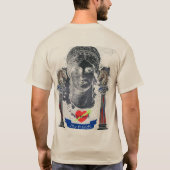 「はっきりした&グラフィック印刷T字」「Vibes芸術的 Graph Tシャツ (裏面)