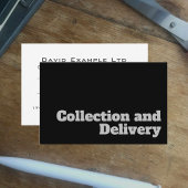 はっきりした&コレク澄んション&デリバリークーリエデザイン 名刺