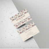 はっきりした&スタイリッシュ | シックモダンなエレガントフローラ 名刺