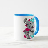 はっきりした&セ芸術的ラミックスコーヒーマグ マグカップ (正面右)