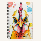 はっきりした&チカラフルキンアートフお洒落ァーおもしろいム ノートブック (正面)