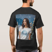 はっきりした&ビューティフル" "彼女の精神、彼女のスタイル" "追いかけ Tシャツ (裏面)