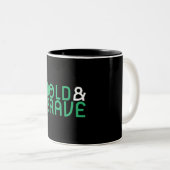 はっきりした&ブレイブブラックマグカップ ツートーンマグカップ (正面右)