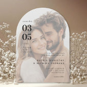 はっきりした, ミニマル, Trending, Photo, Arch, 結婚's 招待状