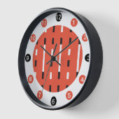 はっきりした&メモダンンフィススタイルブラック、ホワイト、コルズ 壁時計 (傾斜)