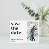 はっきりした,モダン上品な写真 ポストカード (スタンド正面)