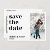 はっきりした,モダン上品な写真 ポストカード (正面/裏面)