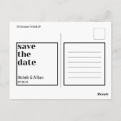 はっきりした,モダン上品な写真 ポストカード (裏面)