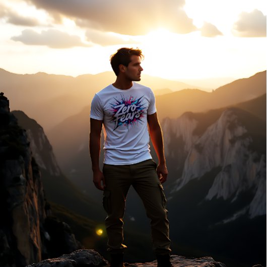 はっきりした&恐れを知らないマインドセット Tシャツ