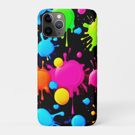 はっきりした&明るいス絵を描プラッシュ Case-Mate iPhoneケース (裏)