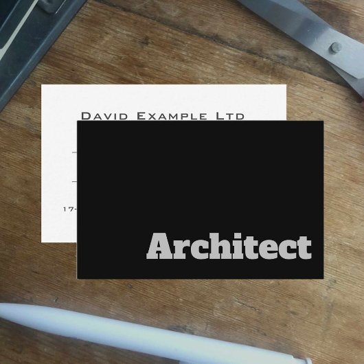 はっきりした&澄んアーキテクト 名刺