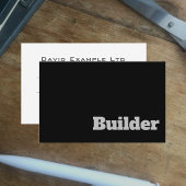 はっきりした&澄んデザイン汎用ビルダ 名刺