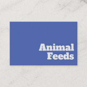 はっきりした&澄ん動物食べ物を与えデザイン農具 名刺