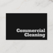 はっきりした&澄ん商用クリーニングデザイン 名刺 (正面)