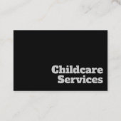 はっきりした&澄ん託児サービスデザイン 名刺 (正面)