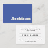 はっきりした&澄んArchitectデザイン 名刺 (正面/裏面)