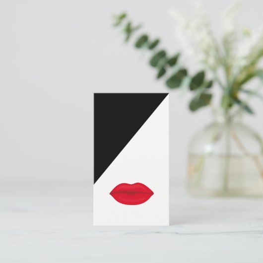 -はっきりした&-美しい 名刺 (スタンド正面)