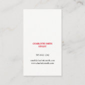 -はっきりした&-美しい 名刺 (裏面)