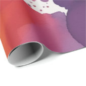 はっきりした，色鮮やかのエネルギッシュなパターンのスプラッシュ ラッピングペーパー (ロールコーナー)