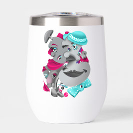 はっきりした&芸術的ウォーターボトル