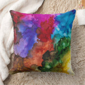 はっきりした、鮮やかでカラフルす クッション (ブランケット)