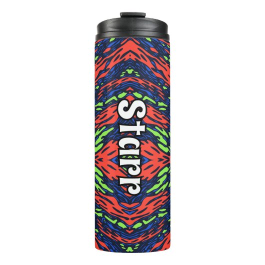 はっきりした&鮮やかなマクシマリストファッション タンブラー (正面)